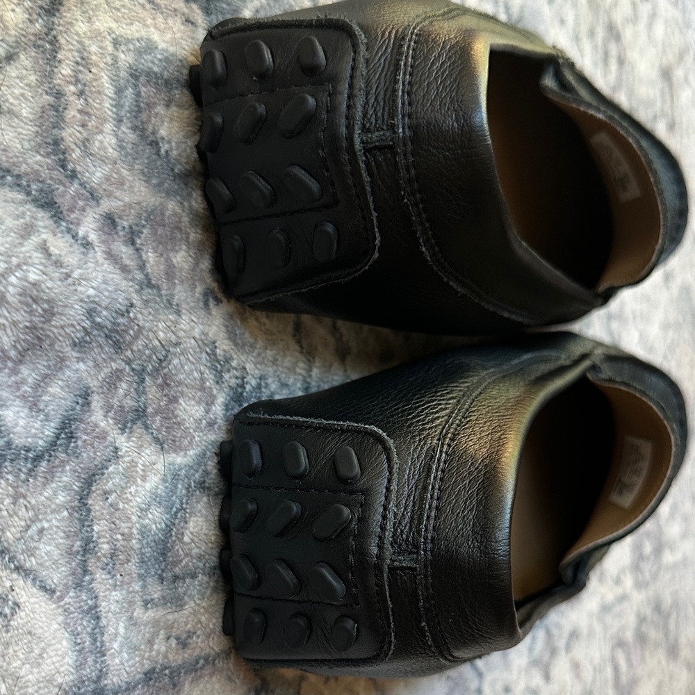 Lacoste Black Leather Men's Slip-On Loafers - Picture 7 of 10